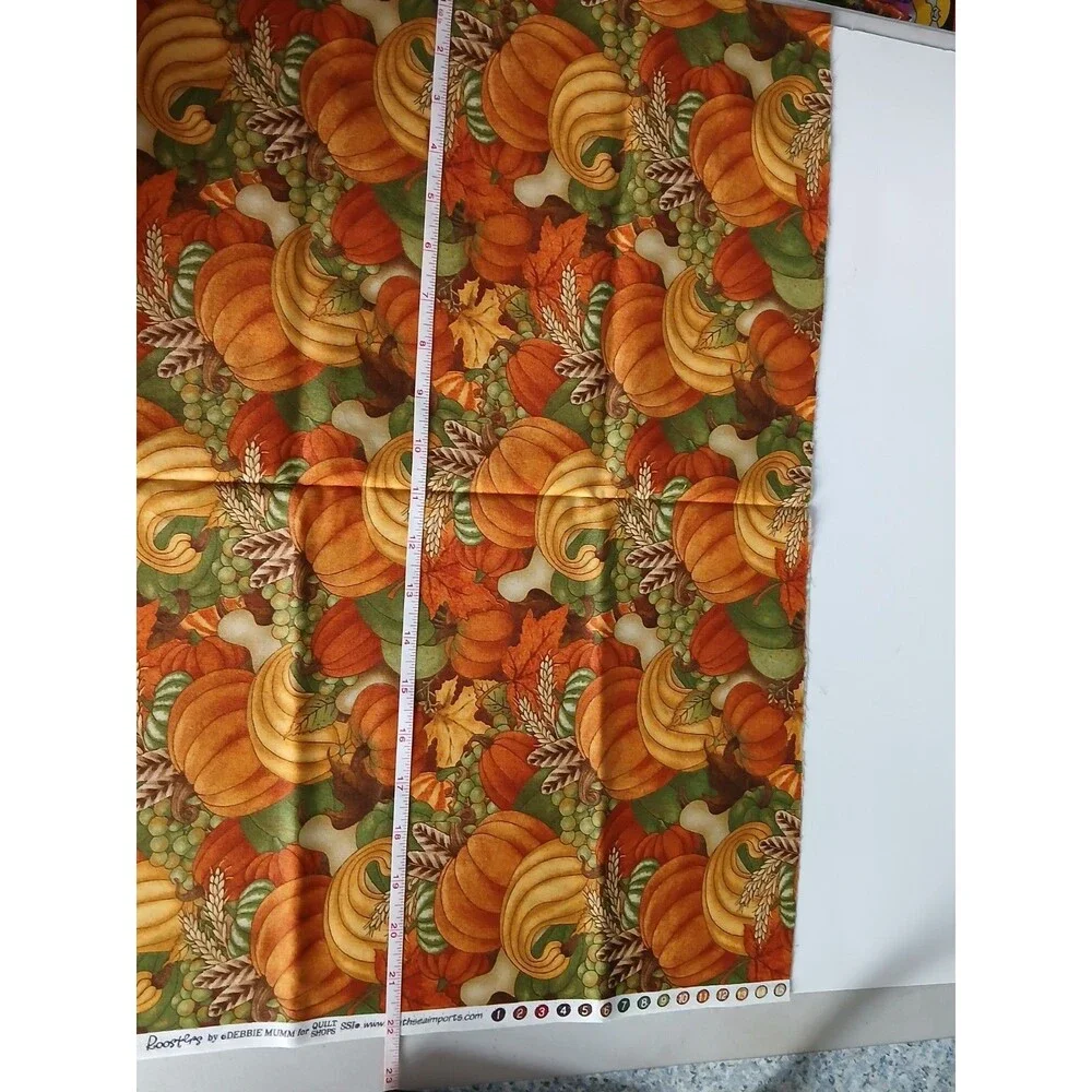 Halloween Multicolor Fabric  Signature Classics Oakhurst Textiles  Debbie Mumm